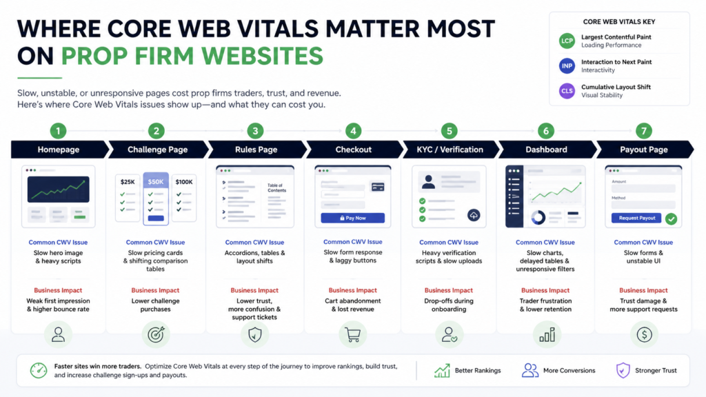 core web vitals for prop firm pages