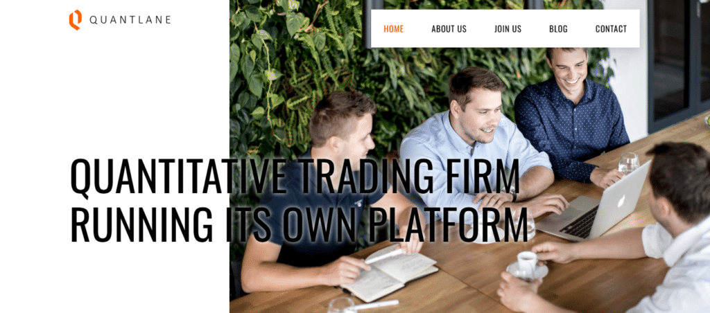 quantlane trading desk workflow