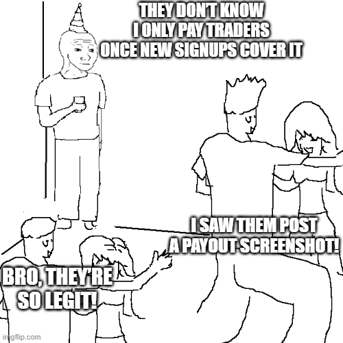 bro they dont know about prop firms meme
