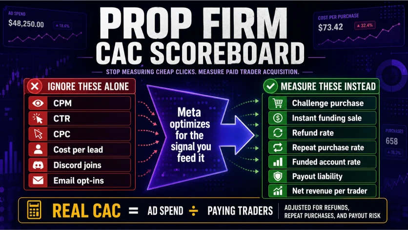 prop firm cac scoreboard